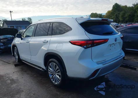 2020 Toyota Highlander Hybrid Platinum из США, поврежденный, VIN 5TDEBRCH5LS008067